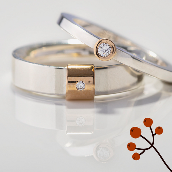 ⭐️Helrund Halvrund Ring Diamant ⭐️