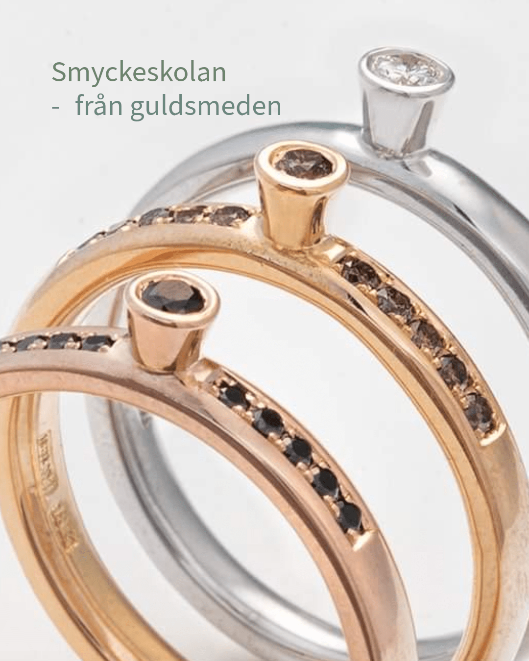 Rödguld, gulguld, roséguld och vitguld – vad är skillnaden?