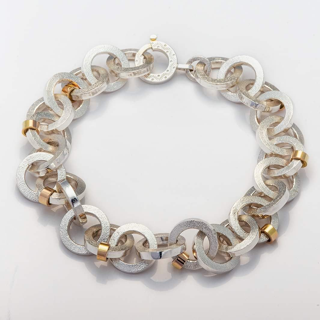 Fyrkant Guld Armband &amp; Örhängen
