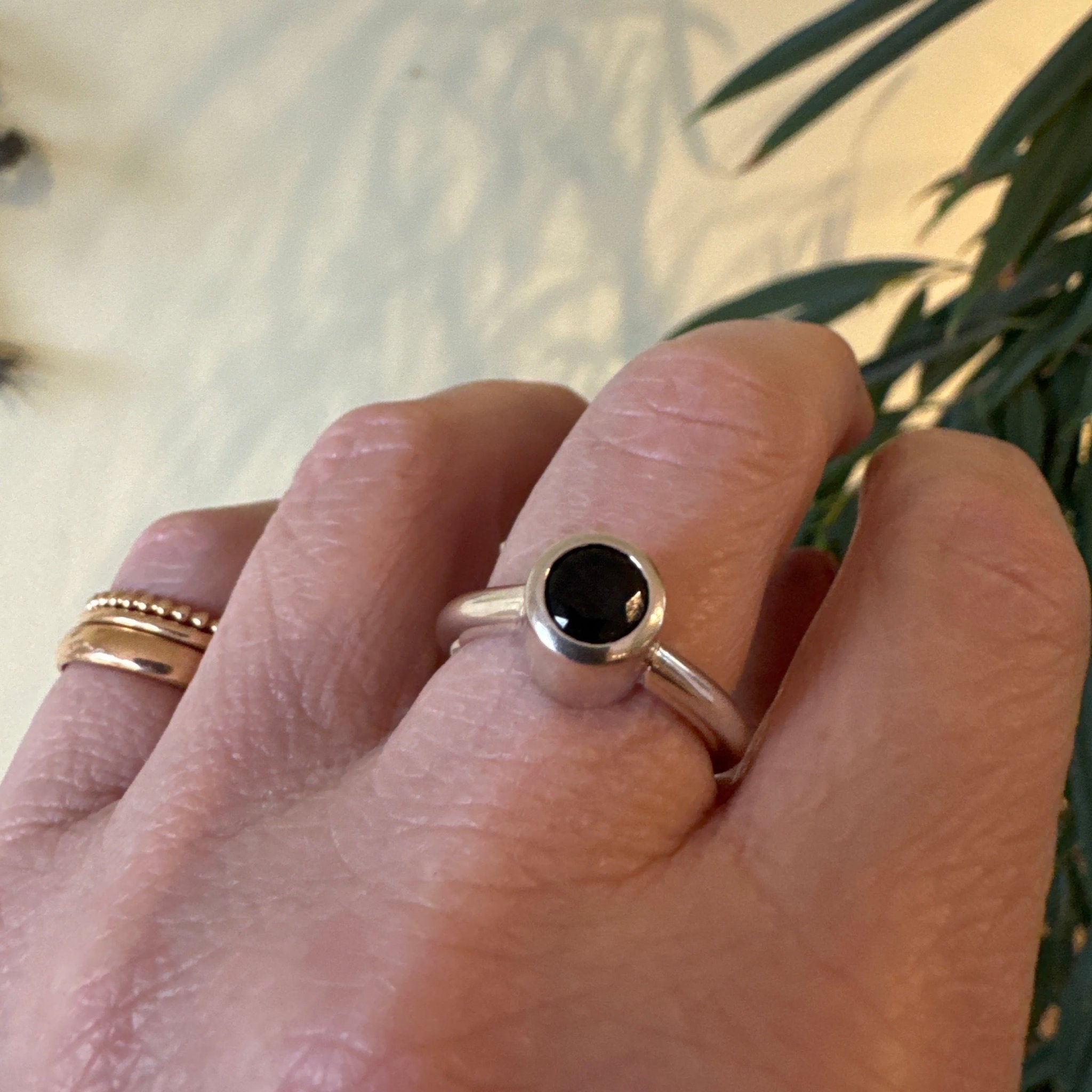 Ballong ringen Onyx - Ett Rum För Smycken