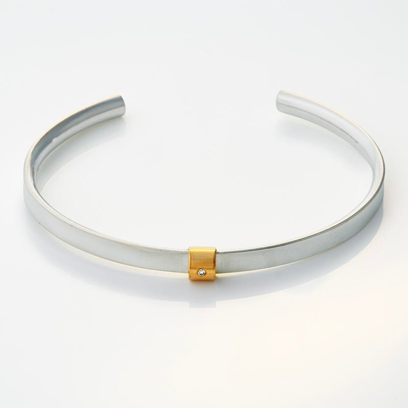 Helrund Halvrund Armband Diamant - Ett Rum För Smycken