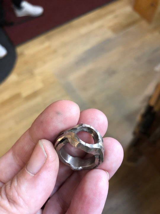 Ring med smaragd