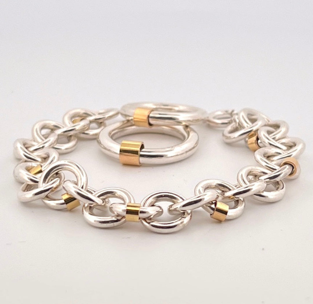 ⭐️ Guld Cirkel Armband ⭐️
