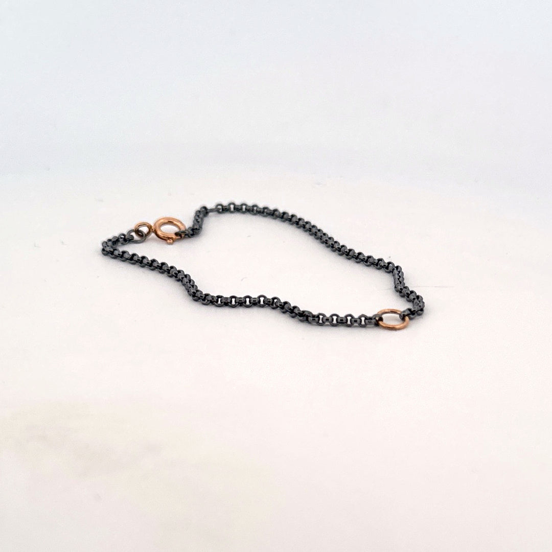 Guld Cirkel Länk – armband - Ett Rum För Smycken