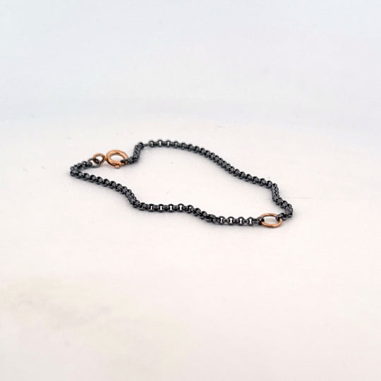 Guld Cirkel Länk – armband - Ett Rum För Smycken