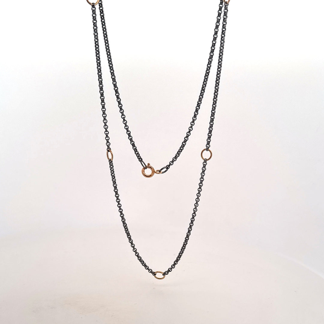 Guld Cirkel Länk – halsband - Ett Rum För Smycken