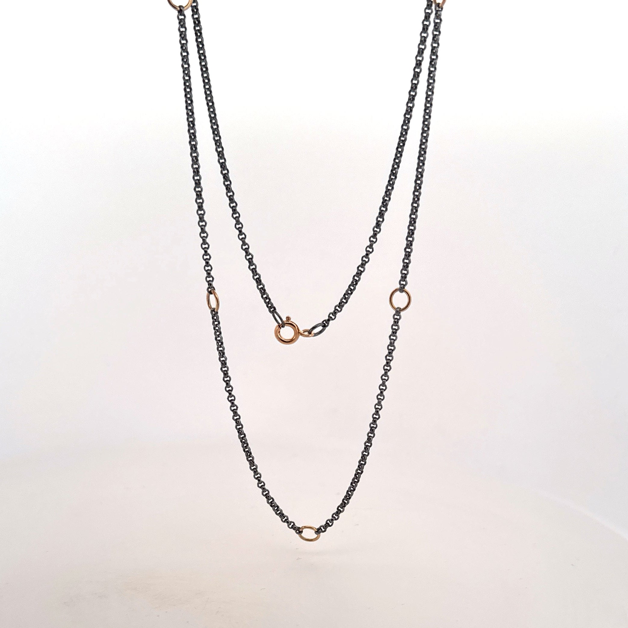 Guld Cirkel Länk – halsband - Ett Rum För Smycken