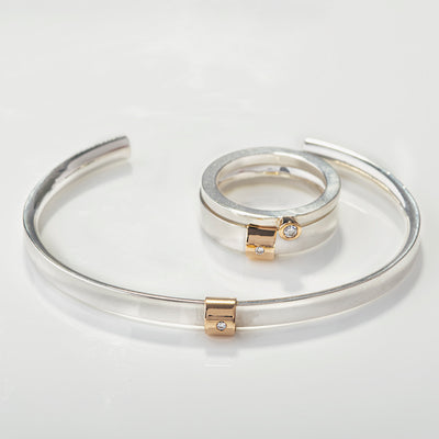 Helrund & Halvrund Ring Diamant