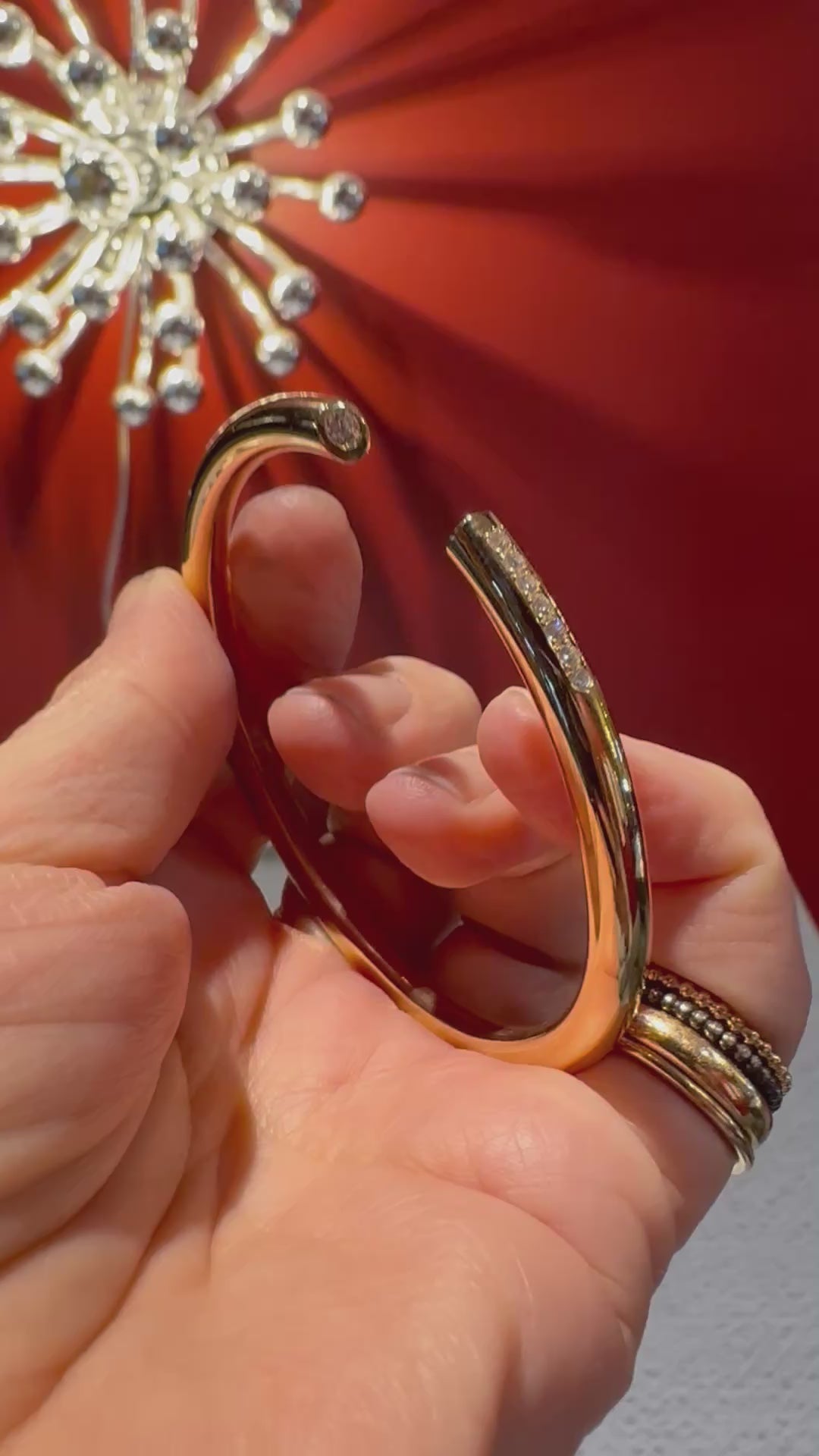 Armband med kundens guld och diamanter