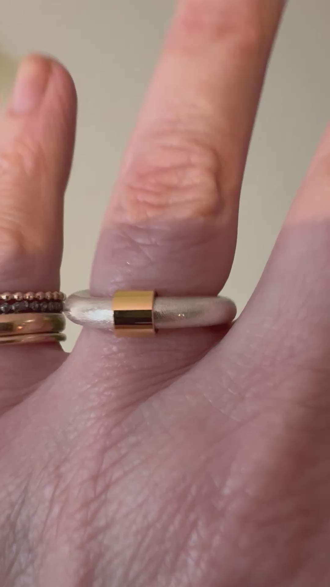 Guld Cirkel Ring