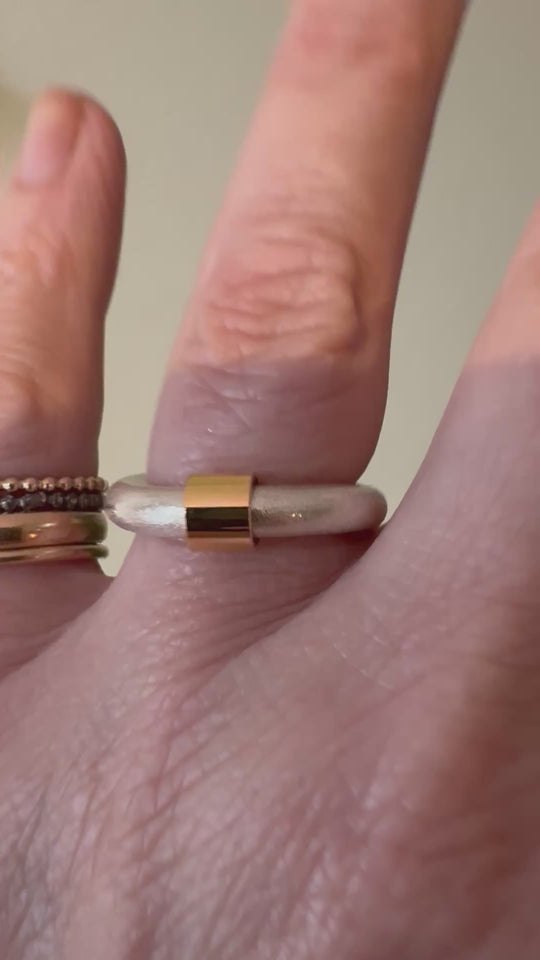 Guld Cirkel Ring