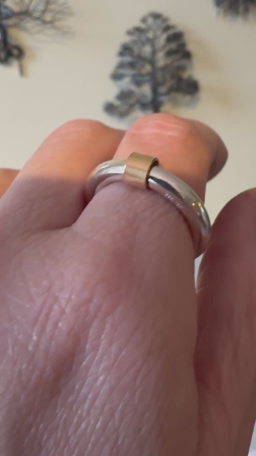 Guld Cirkel Ring