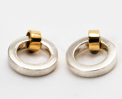Fyrkant Guld Örhänge