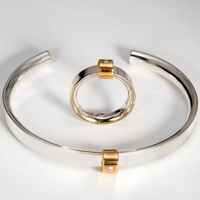 Helrund & Halvrund Armband Diamant