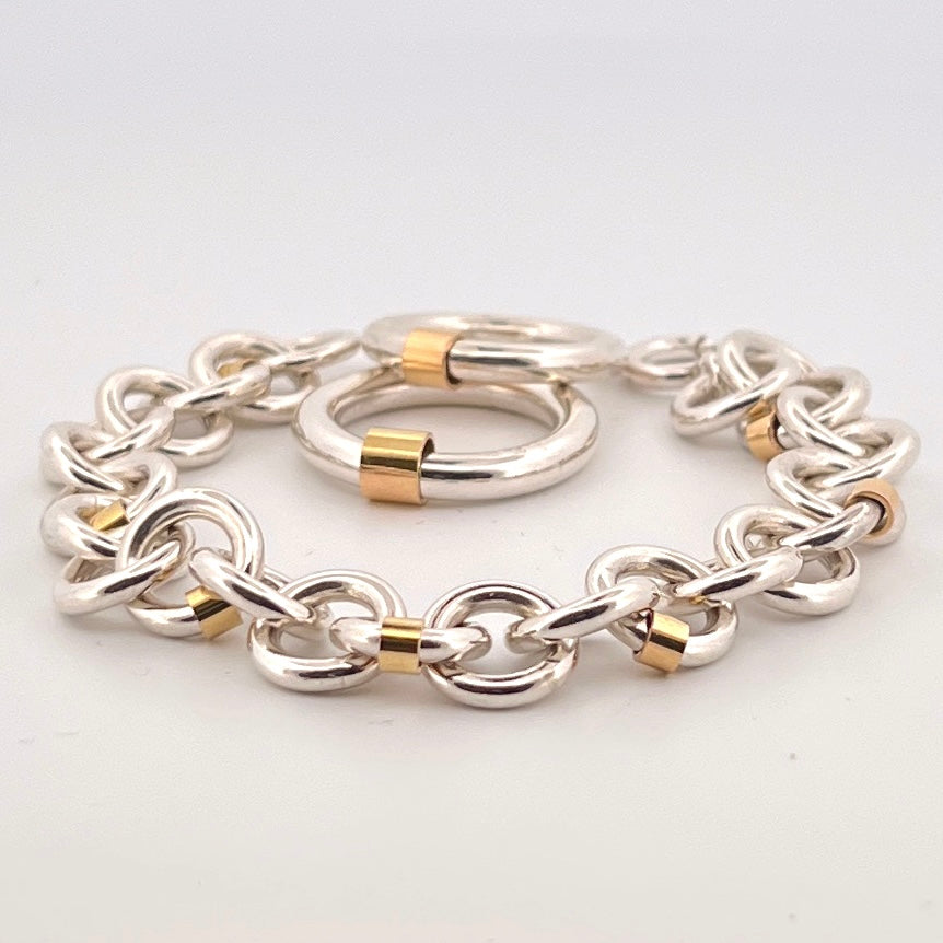 Guld Cirkel Armband